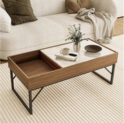 Stolik kawowy orzech włoski 105x50x40 lunero