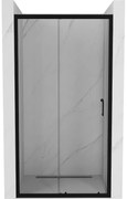 Mexen Apia drzwi prysznicowe rozsuwane 100 cm, transparent, czarne - 845-100-000-70-00