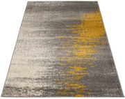 Szaro-żółty dywan przecierany w stylu loft Z8-L01