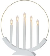 Biała świąteczna dekoracja świetlna Brace – Star Trading