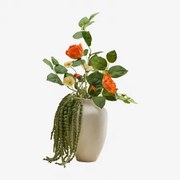 Ramo Dekoracyjny Floralis Naranja Azafrán | Saffron Orange - Sklum