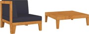 Sofa i stolik ogrodowy z drewna akacjowego S8-Z24