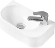 Mexen Viera umywalka nablatowa lewa 40 x 21 cm, biała - 21274000L