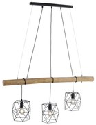 Leuchten Direkt 15503-18 - Żyrandol na lince EDGAR 3xE27/60W/230V