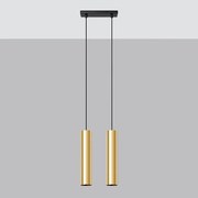 Lampa wisząca LAGOS 2 złoty połysk
