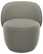 Szary fotel z materiału bouclé KUON – Blomus