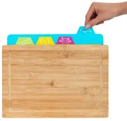 Zestaw desek do krojenia BELLA, 4 blaty do ryb/mięsa/wołowiny/warzyw, WENKO