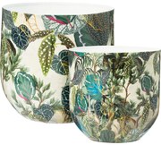 Metalowe osłonki na doniczki CATE, 2 sztuki