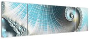 Obraz teksturowanej spirali (170x50 cm)