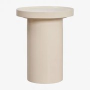 Stolik Pomocniczy ↑50 Cm Z Mdf Cirela Kremowa Tapioca - Sklum