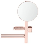 Lustro z półką/z wieszakiem ścienne ø 33 cm ALU+ – Ideal Standard