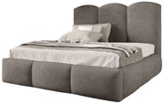 Szare tapicerowane łóżko chmurka 5 rozmiarów Z7-S85