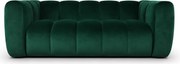 Sofa dwuosobowa Amandine - kanapa 197 cm do salonu z przeszyciami