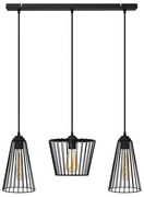 Żyrandol na lince TORRI 3xE27/15W/230V czarny