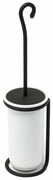 METAFORM CC010 Rebecca szczotka do WC stojąca, czarny/ceramika