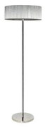 Lampa podłogowa SOLO 3xE14/40W/230V szara/błyszczący chrom