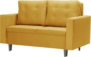 Sofa rozkładana 2os z funkcją spania GUEST Żółty