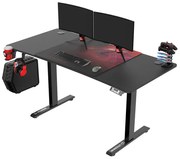 Biurko gamingowe LEVEL V2 czerwone ULTRADESK