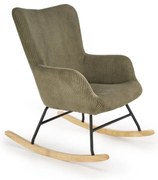 Fotel bujany BELMIRO oliwkowy HALMAR