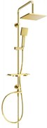 Mexen T45 kolumna prysznicowa, złota - 798454593-50