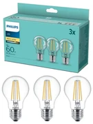 ZESTAW 3x LED Żarówka VINTAGE Philips A60 E27/7W/230V 2700K