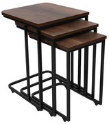 Stolik do odkładania Ce Metal Zigon, 3 szt.