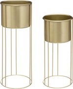 Kwietnik metalowy stojący, 2 sztuki, 58 cm