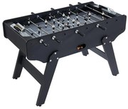 Stół do gry w piłkarzyki LIONEL z MDF-u – 153 × 77,6 × 96 cm (dł. × szer. × wys.) – kolor czarny
