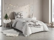 PrzytulneMieszkanie.pl PrzytulneMieszkanie.pl 3D pościel z bawełny renforcé FROSTY szary, 100% bawełna Rozmiar pościeli: 80 x 80 cm | 135 x 200 cm