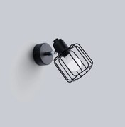 Kinkiet BELUCI 1 czarny SOLLUX  LIGHTING