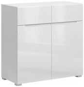 Biała komoda z szufladami i szafką B5-M06
