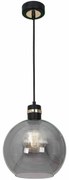 Lampa wisząca, pojedyncza, kula OMEGA BLACK/GOLD 1xE27