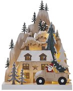 LED Dekoracja bożonarodzeniowa 10xLED/2xAA beżowa