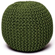 Oliwkowozielony puf Bonami Essentials Jagger