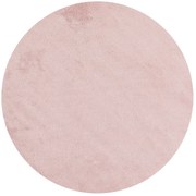 Dywan pluszowy Sky różowy 120 cm x 120 cm koło