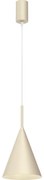 Lampa wisząca na przewodzie CAPITAL 1xGX53/15W/230V śr. 17 cm kremowa