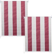 Roleta MCW-D52 (zestaw 2 sztuk),  czerwony/biały/beżowy