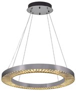 Żyrandol LED na lince JESI LED/85W/230V 3000K śr. 80 cm srebrny