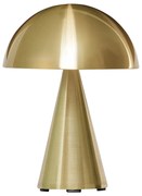 Lampa stołowa LED w kolorze złota ze ściemniaczem (wysokość 20 cm) Mush – Hübsch