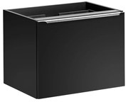 Szafka pod umywalkę nablatową SANTA FE BLACK 60 cm czarny mat COMAD