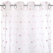 Firana okienna do pokoju dziecka z nadrukiem, pompony, 140 x 240 cm