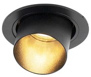 Inteligentny reflektor wpuszczany czarny, regulowany, z WiFi GU10 - Installa Nowoczesny Oswietlenie wewnetrzne
