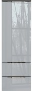 Szara wysoka wisząca szafka łazienkowa 36x111 cm Vasio – Germania