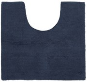 Ciemnoniebieski dywanik łazienkowy 50x45 cm Riva – Tiseco Home Studio