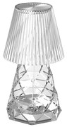 Zewnetrzna Lampa stołowa z przezroczystego szkła z możliwością ładowania LED IP44 - Lola 20 Lux klasyczny/Antyczny Oswietlenie zewnetrzne