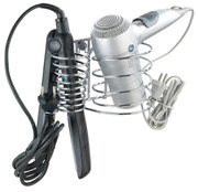 Uchwyt MILANO na suszarkę do włosów i prostownicę, 2w1, WENKO