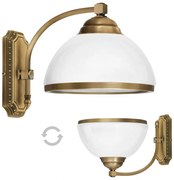 Złoty kinkiet z mosiądzu R-K1G