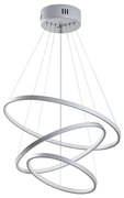 Szara lampa wisząca LED ø 50 cm Simit – Opviq lights