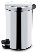 Kosz z pedałem,śmietnik, 12l, nierdzewny błyszczący