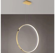 Thoro TH.248 - LED Żyrandol na lince RIO LED/50W/230V CRI90 3000K śr. 78 cm złoty